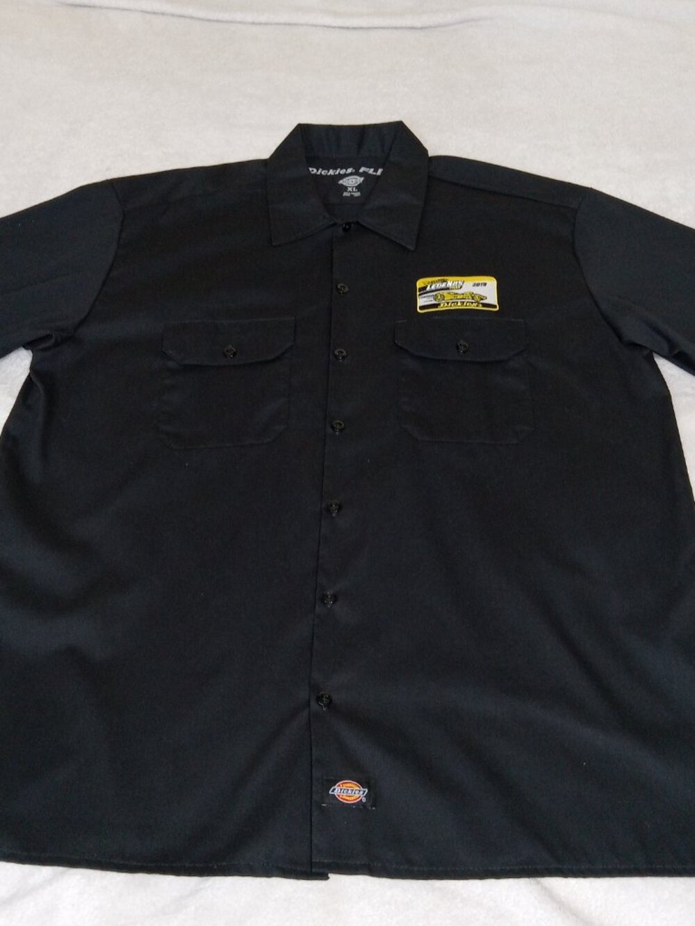 Dickies Hot Wheels 2019 Legends Tour FLEX Short Sleeve Polo Work Shirt Sz XL - Picture 2 of 11